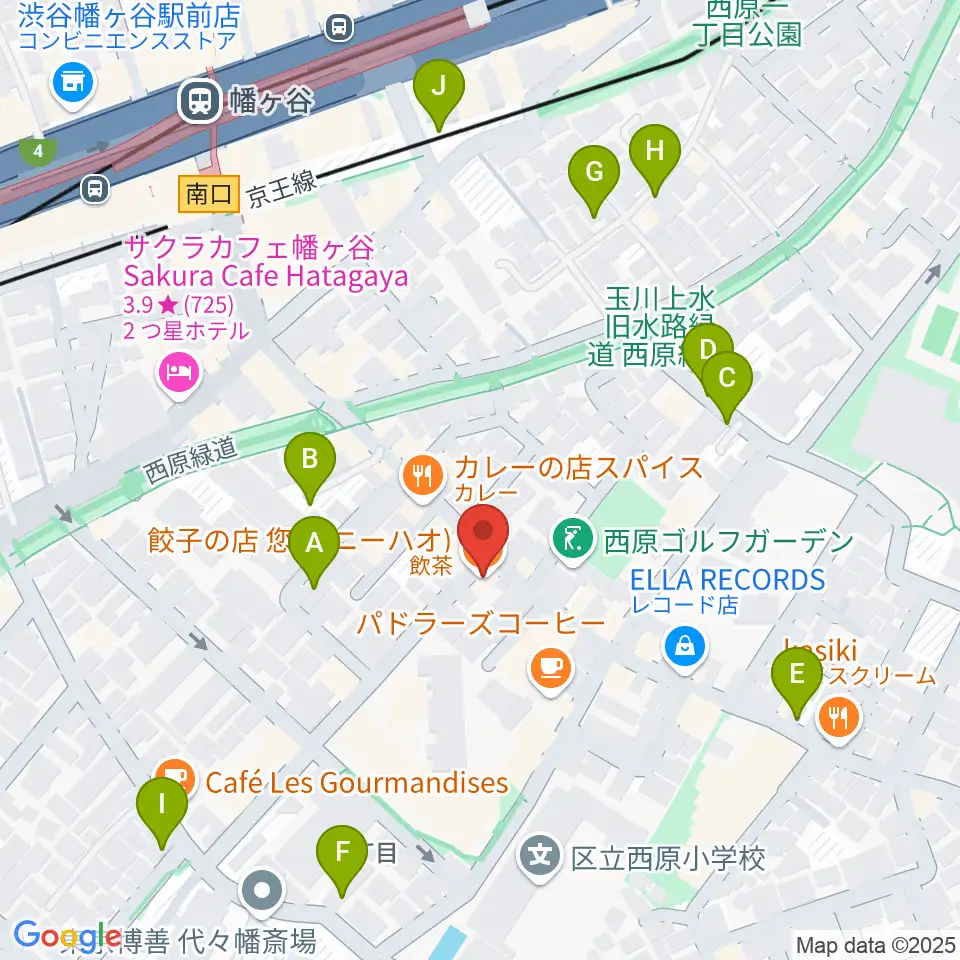 幡ヶ谷CLUB HEAVY SICK周辺の駐車場・コインパーキング一覧地図