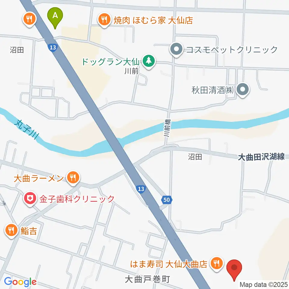 TSUTAYA 大仙店周辺の駐車場・コインパーキング一覧地図