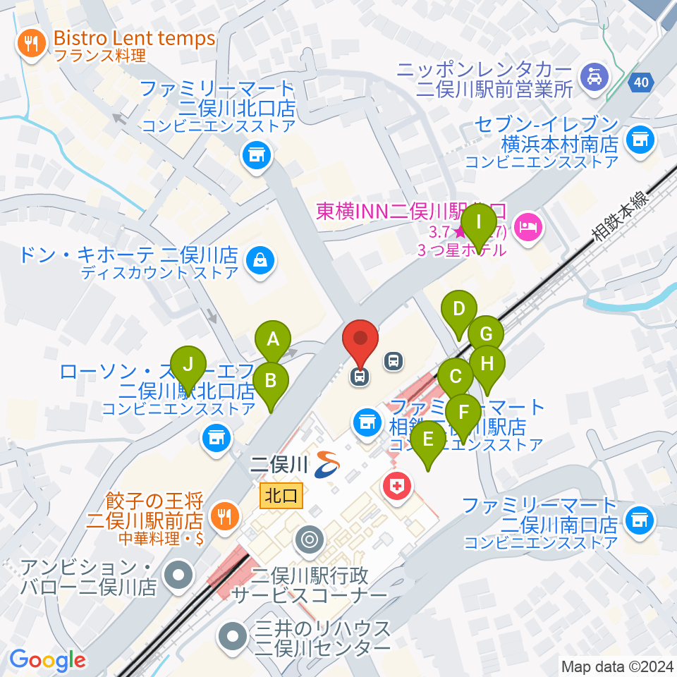 横浜市旭区民文化センターサンハート周辺の駐車場・コインパーキング一覧地図