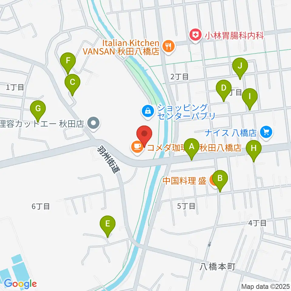 ゲオスーパーブックス八橋店周辺の駐車場・コインパーキング一覧地図