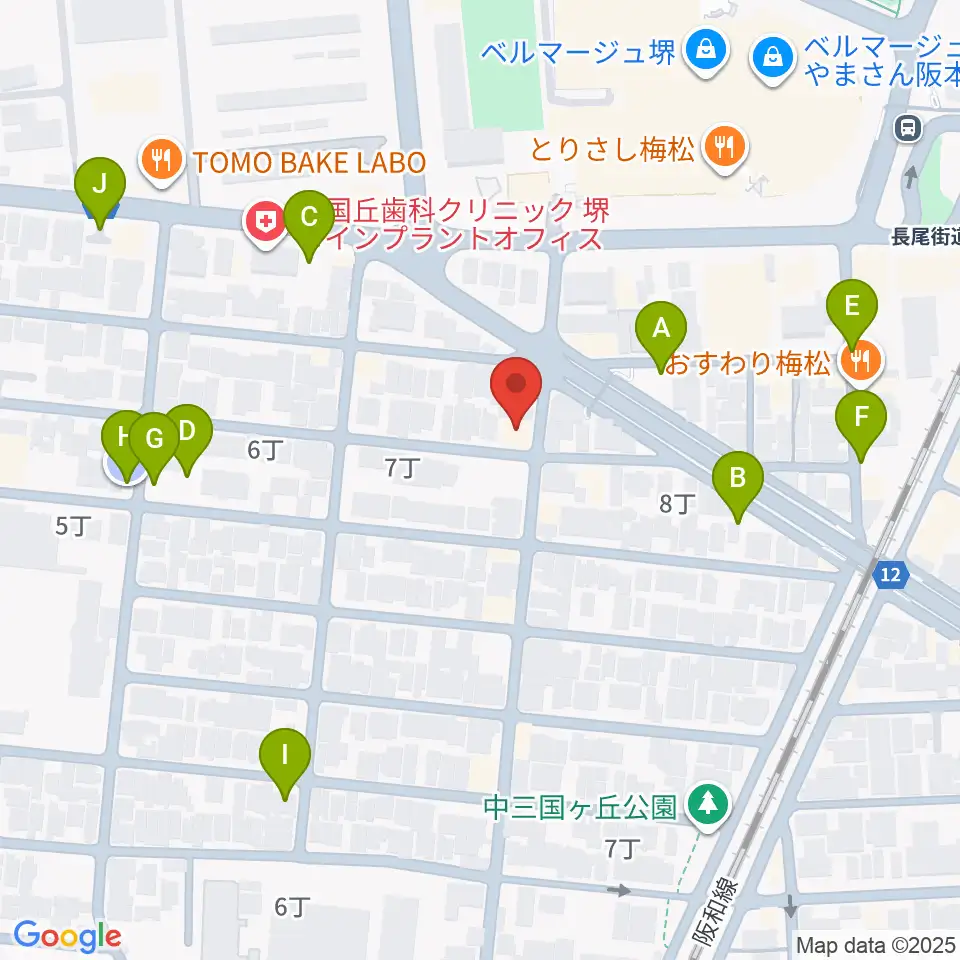 サムズ・レコード・ショップ周辺の駐車場・コインパーキング一覧地図