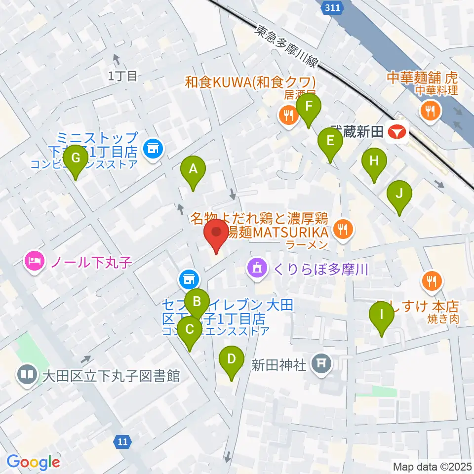 D-plus-stock周辺の駐車場・コインパーキング一覧地図