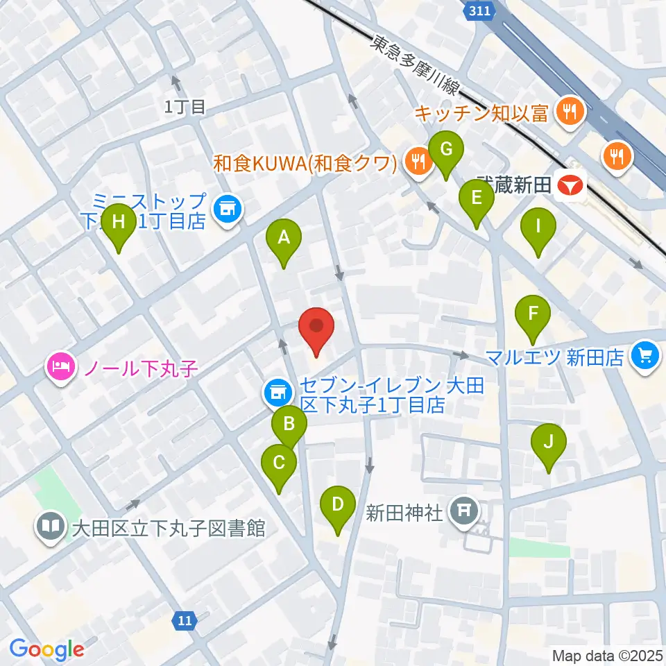 D-plus-stock周辺の駐車場・コインパーキング一覧地図
