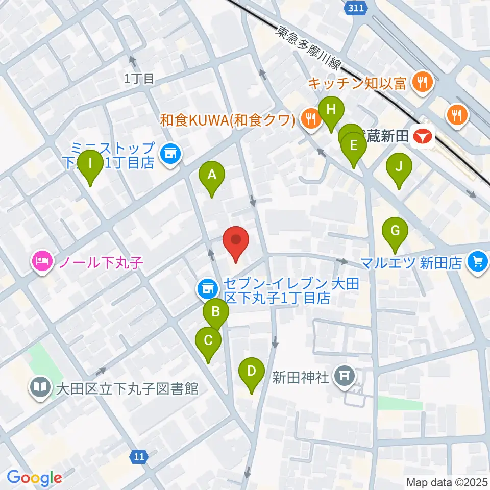 D-plus-stock周辺の駐車場・コインパーキング一覧地図