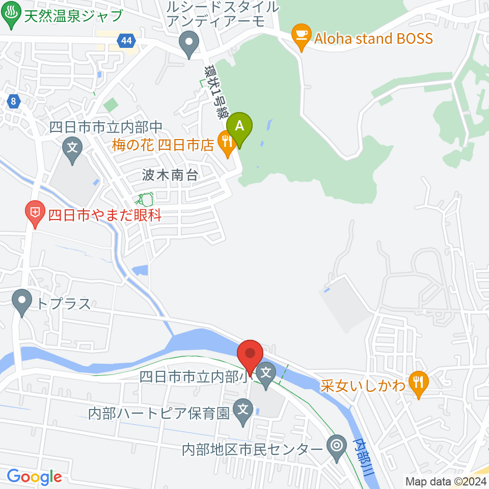 四日市ガリバー周辺の駐車場・コインパーキング一覧地図