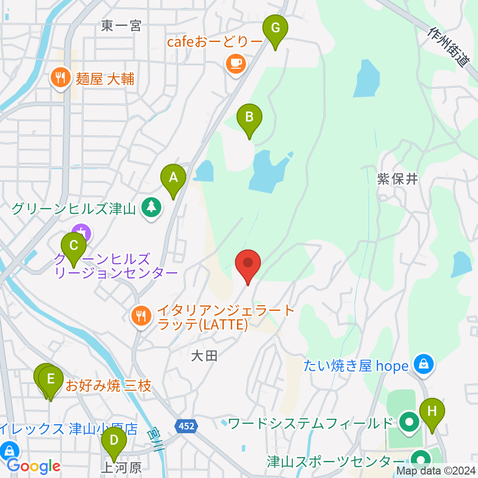 アムズの森サロン・スタジオ周辺の駐車場・コインパーキング一覧地図