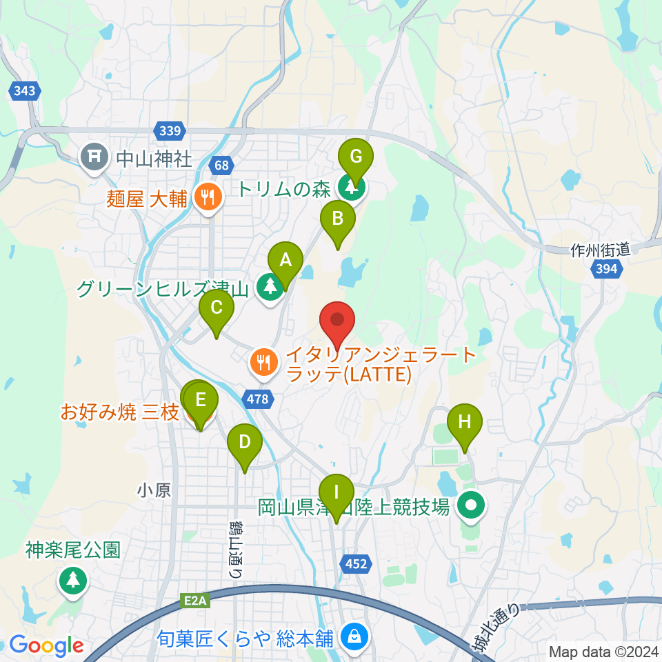 アムズの森サロン・スタジオ周辺の駐車場・コインパーキング一覧地図