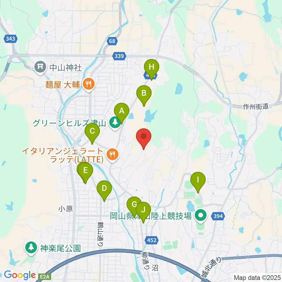 アムズの森サロン・スタジオ周辺の駐車場・コインパーキング一覧地図