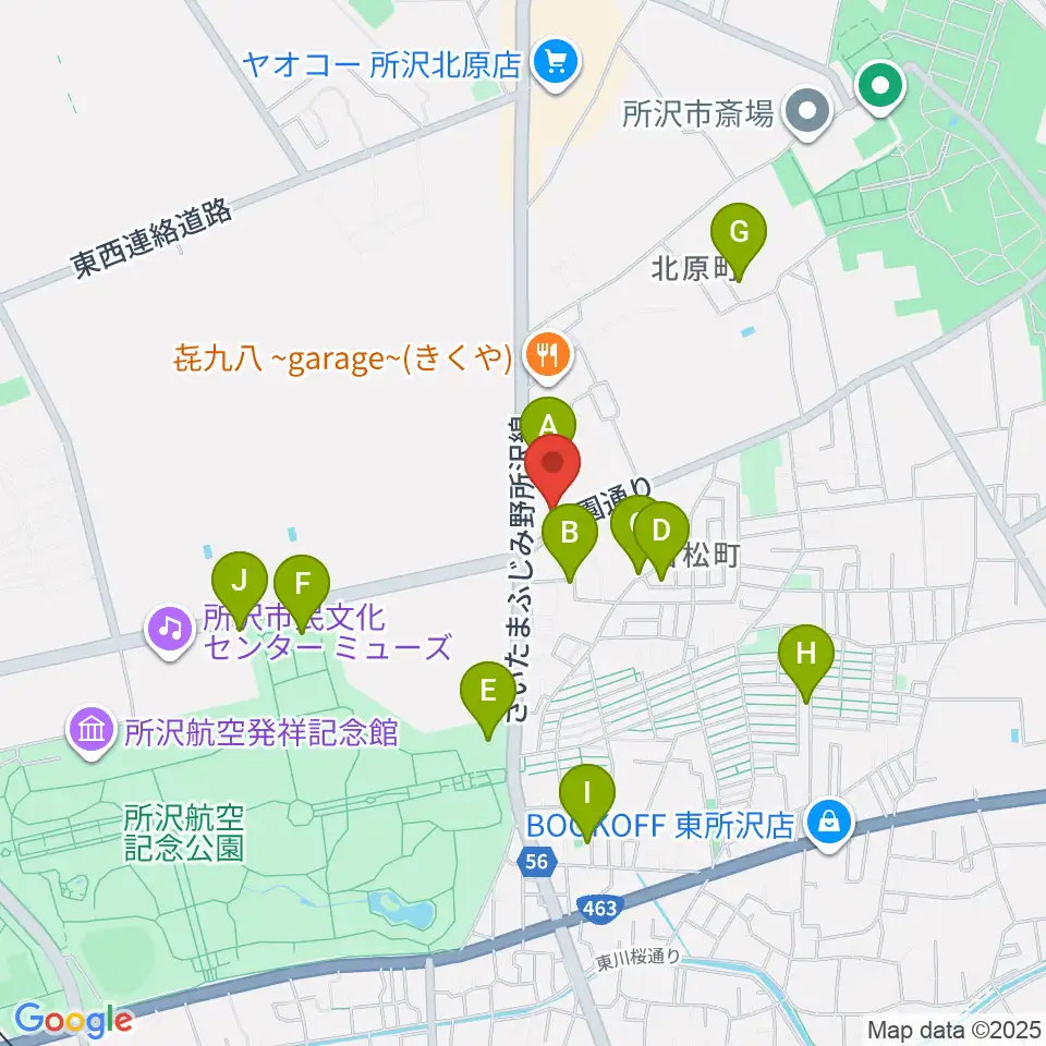 ピアノ教室Carol周辺の駐車場・コインパーキング一覧地図
