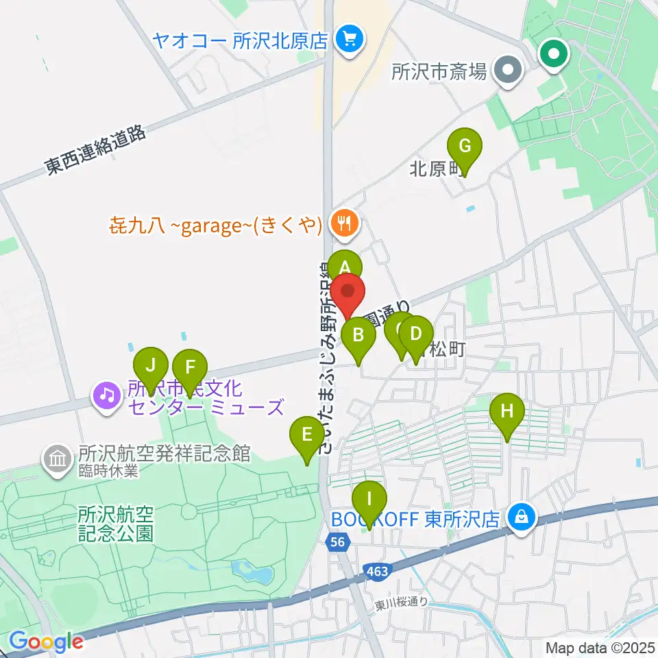 ピアノ教室Carol周辺の駐車場・コインパーキング一覧地図