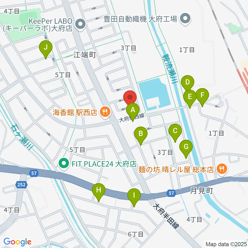 音楽教室ルチェンテ周辺の駐車場・コインパーキング一覧地図