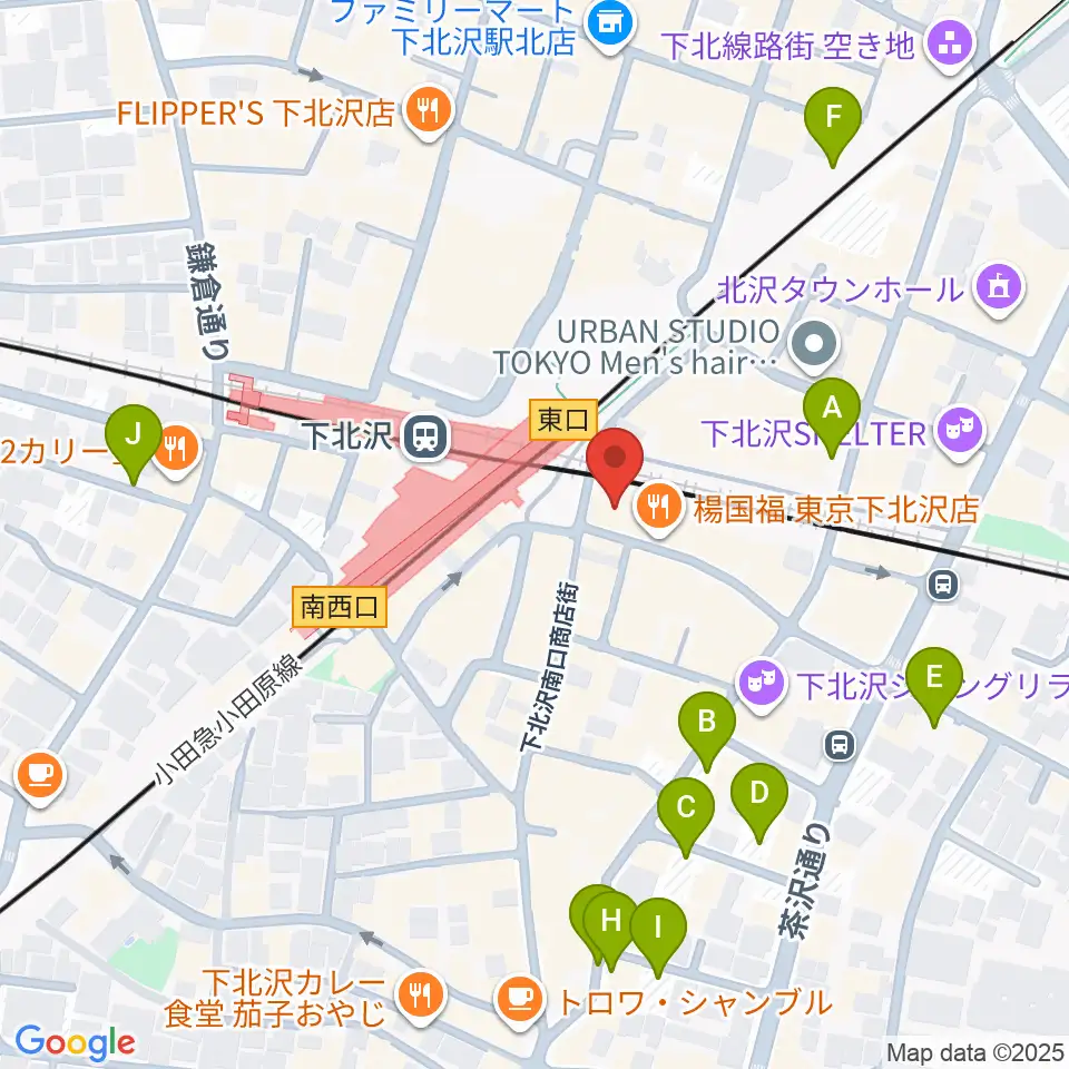 OFF・OFFシアター周辺の駐車場・コインパーキング一覧地図