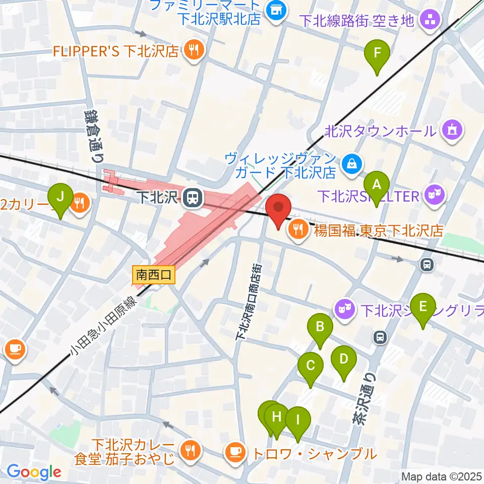 OFF・OFFシアター周辺の駐車場・コインパーキング一覧地図