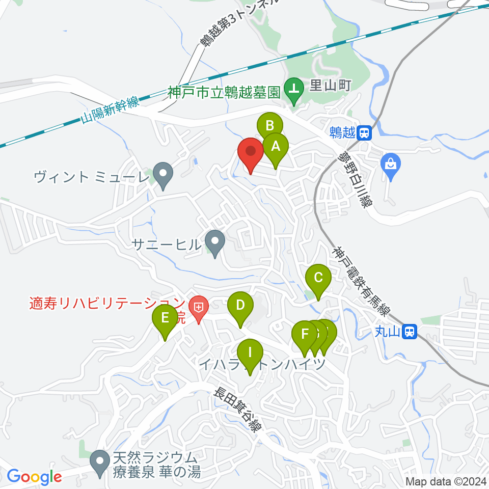 アコースティック工房Heaven周辺の駐車場・コインパーキング一覧地図