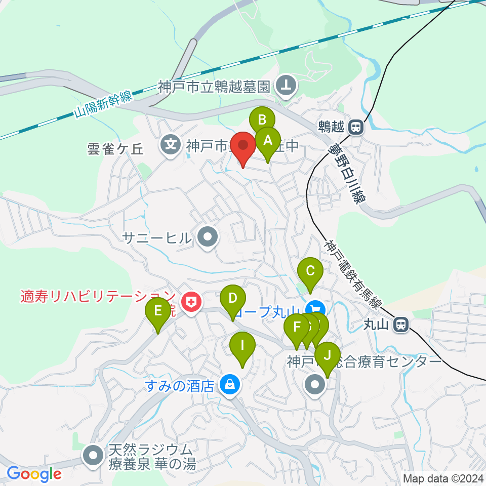 アコースティック工房Heaven周辺の駐車場・コインパーキング一覧地図