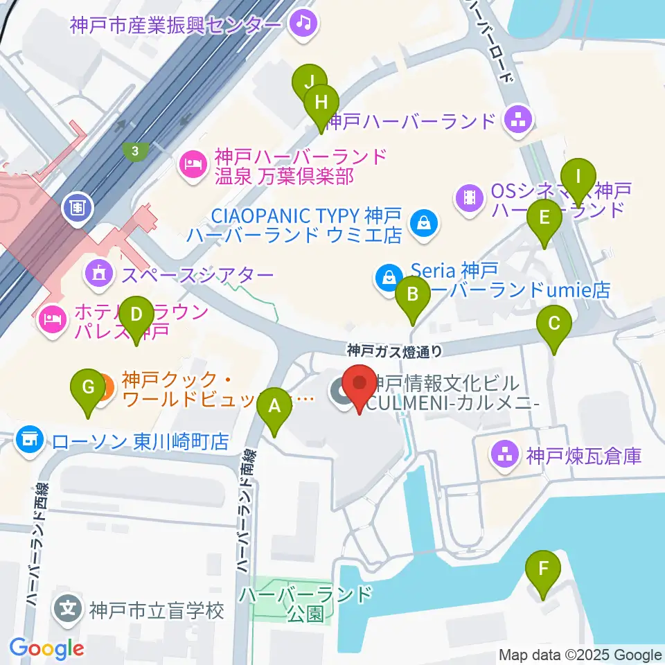 神戸モズライトカフェ周辺の駐車場・コインパーキング一覧地図