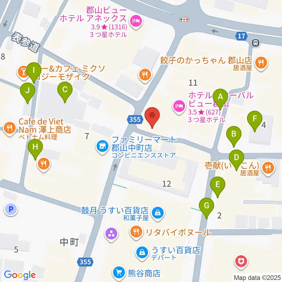 studio tissue★box周辺の駐車場・コインパーキング一覧地図