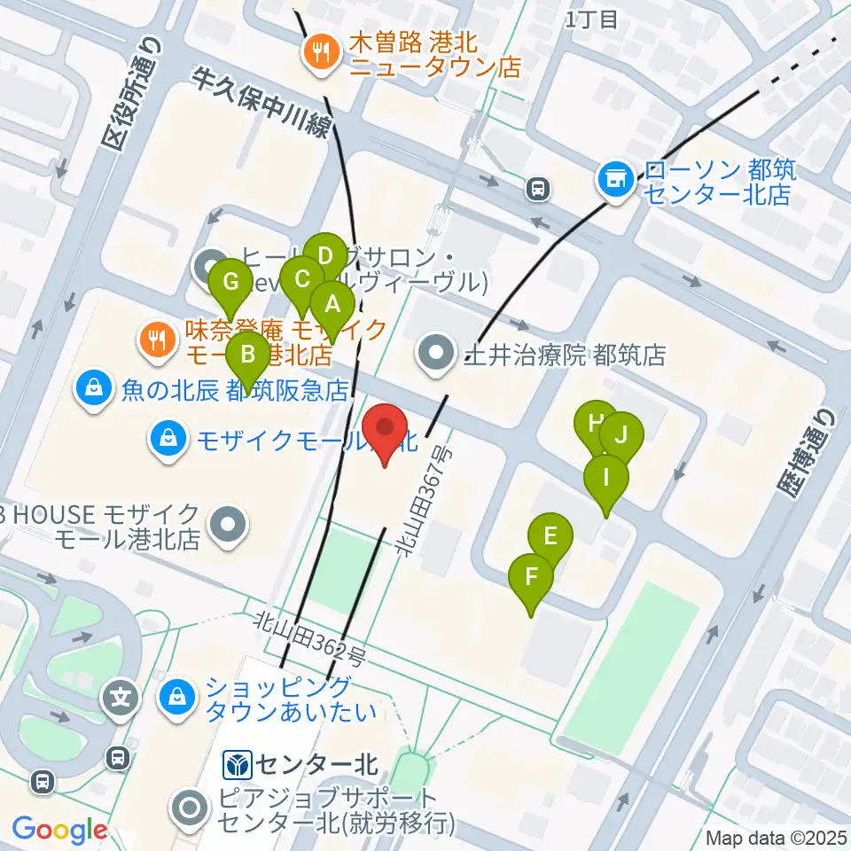 横浜YTJホール周辺の駐車場・コインパーキング一覧地図