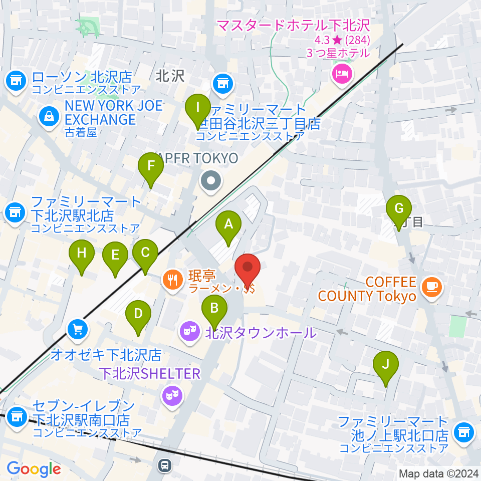 シアター711周辺の駐車場・コインパーキング一覧地図