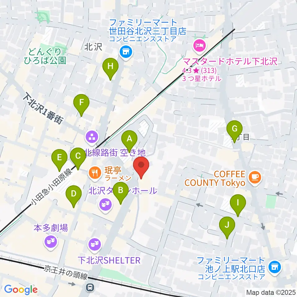シアター711周辺の駐車場・コインパーキング一覧地図