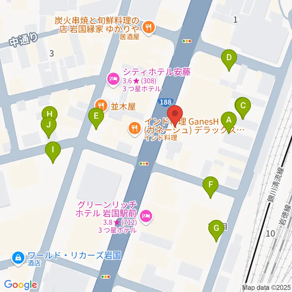 岩国ロックカントリー周辺の駐車場・コインパーキング一覧地図