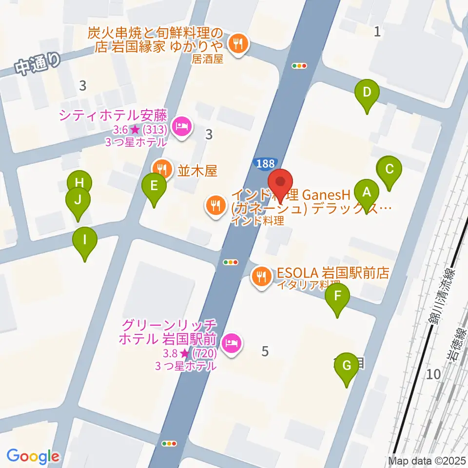 岩国ロックカントリー周辺の駐車場・コインパーキング一覧地図