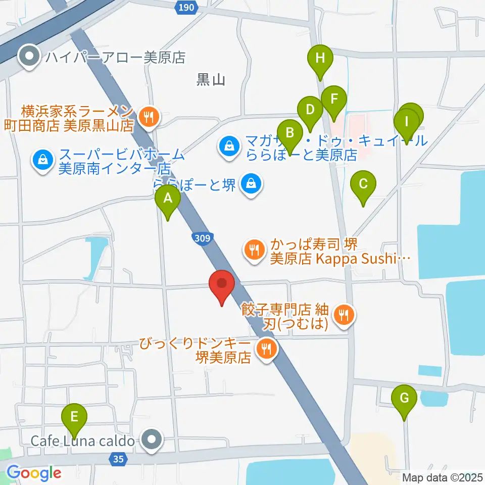 堺市立美原文化会館アルテベル周辺の駐車場・コインパーキング一覧地図