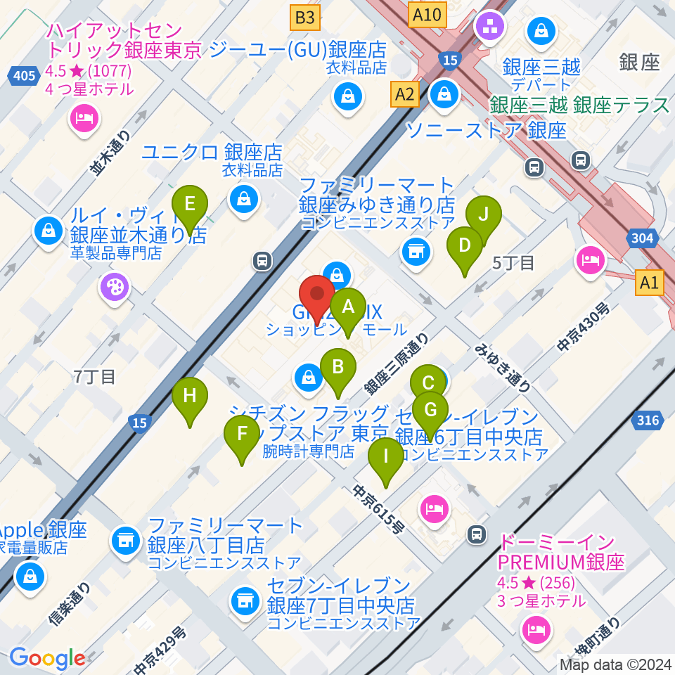 観世能楽堂周辺の駐車場・コインパーキング一覧地図