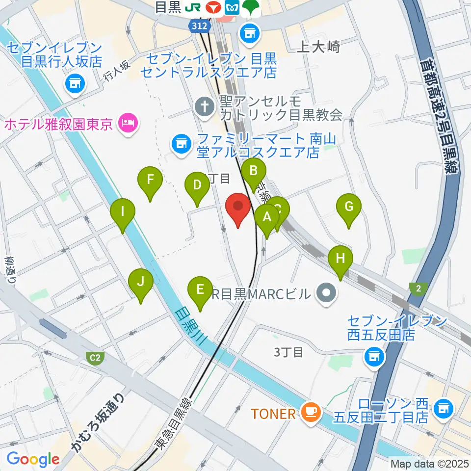 喜多能楽堂周辺の駐車場・コインパーキング一覧地図