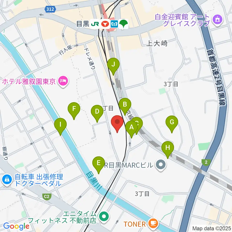 喜多能楽堂周辺の駐車場・コインパーキング一覧地図