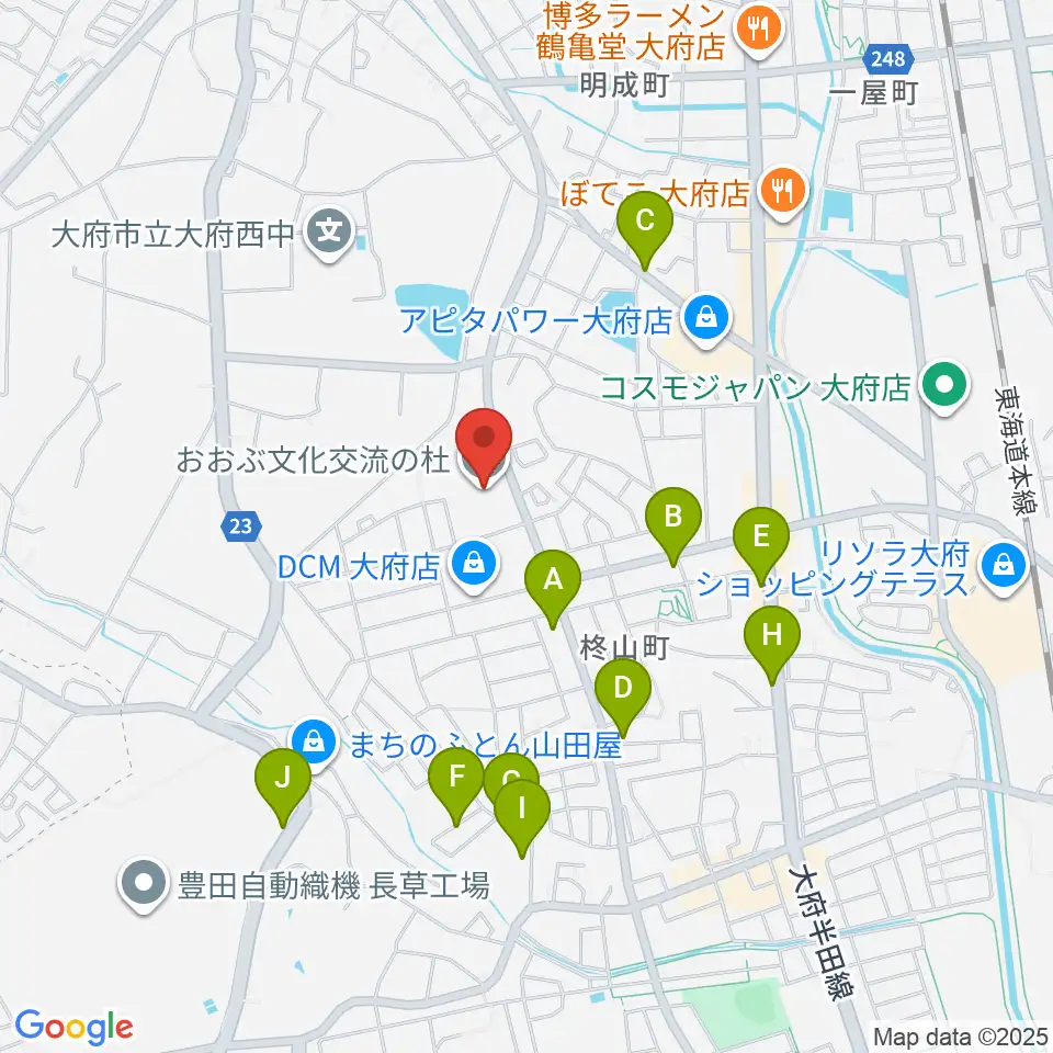 おおぶ文化交流の杜 allobu周辺の駐車場・コインパーキング一覧地図