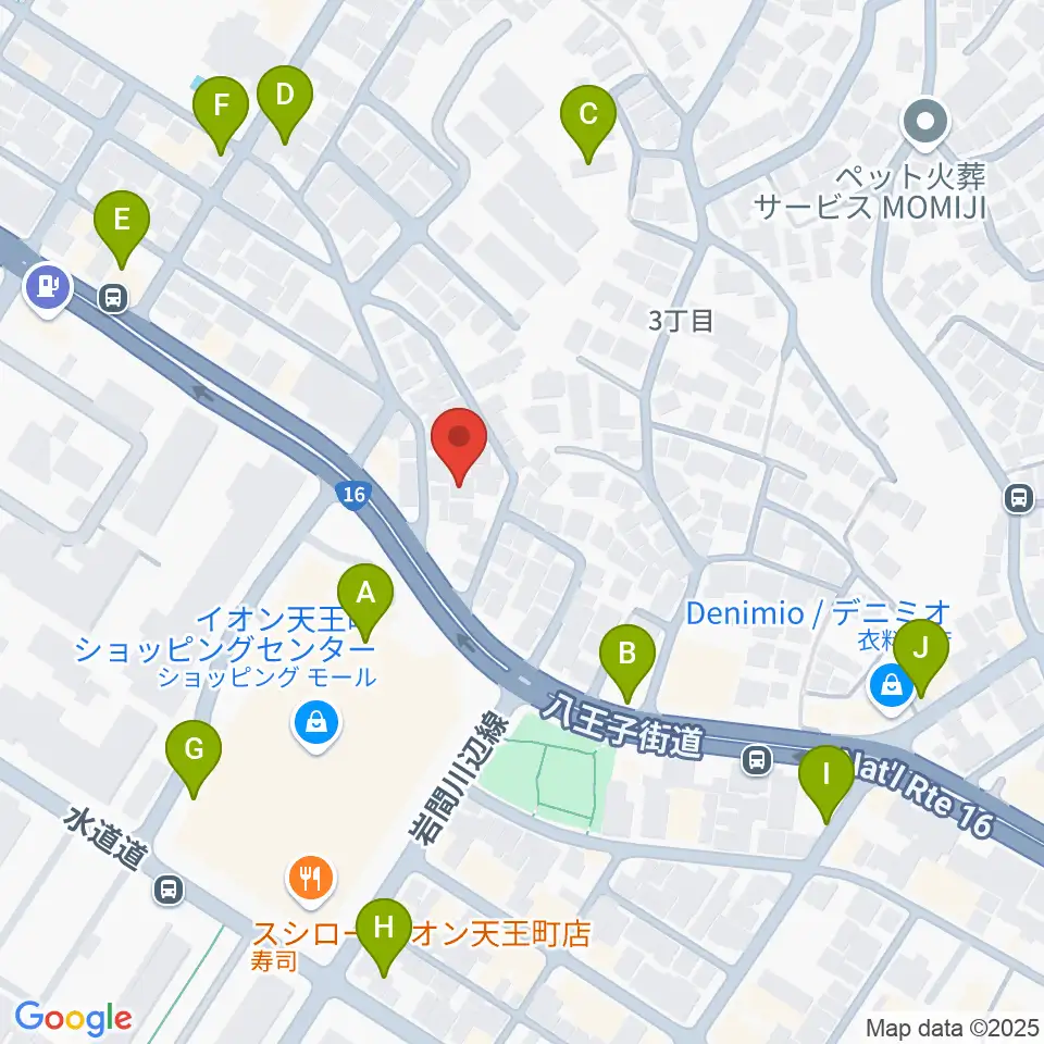 横浜峰岡ピアノ調律周辺の駐車場・コインパーキング一覧地図