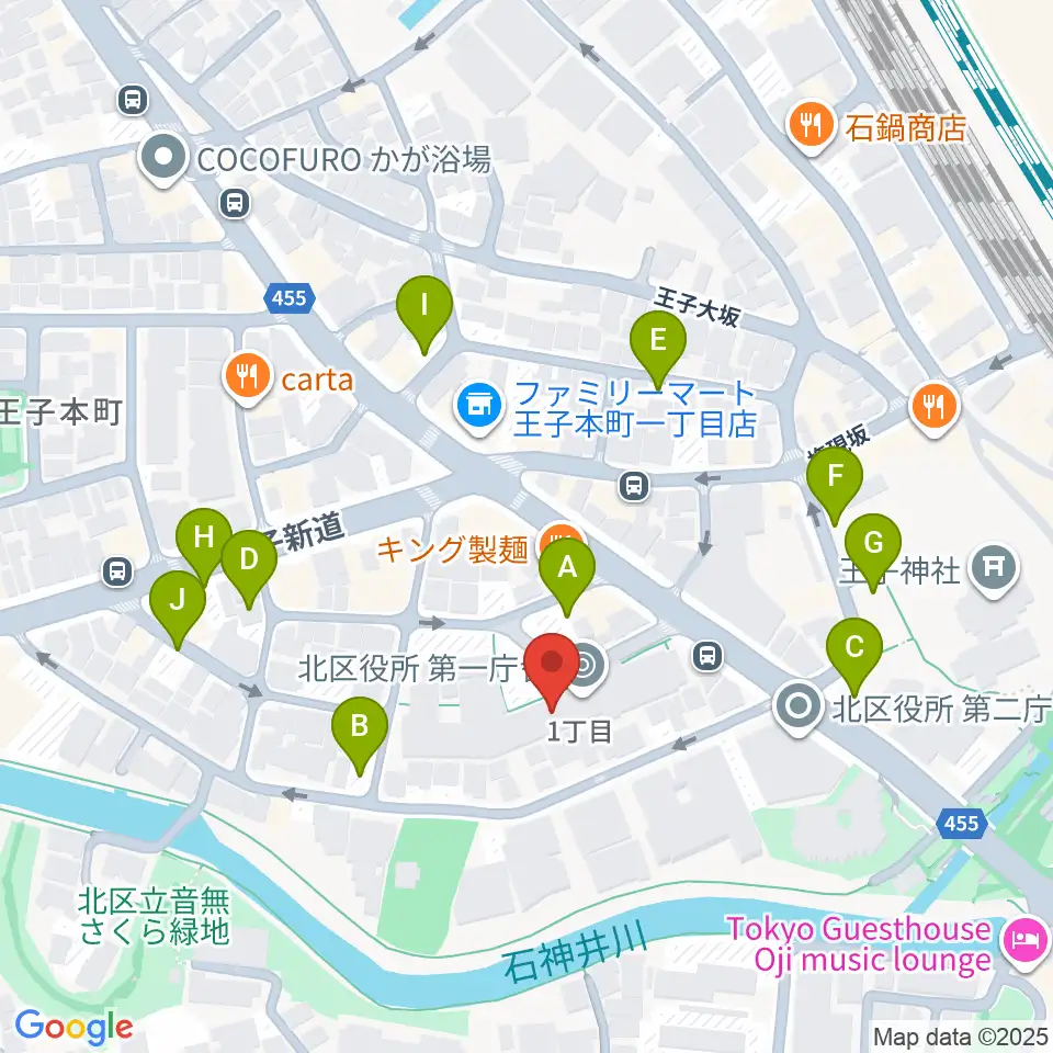 東京DTM作曲音楽学校周辺の駐車場・コインパーキング一覧地図