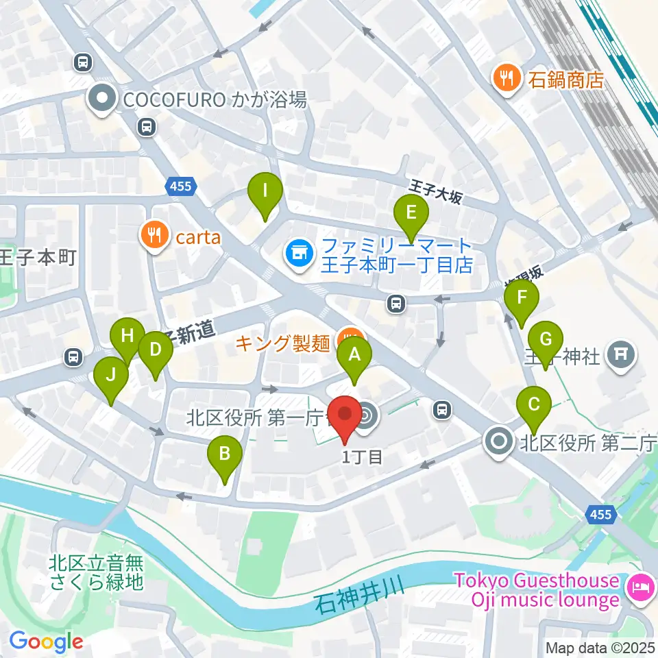 東京DTM作曲音楽学校周辺の駐車場・コインパーキング一覧地図