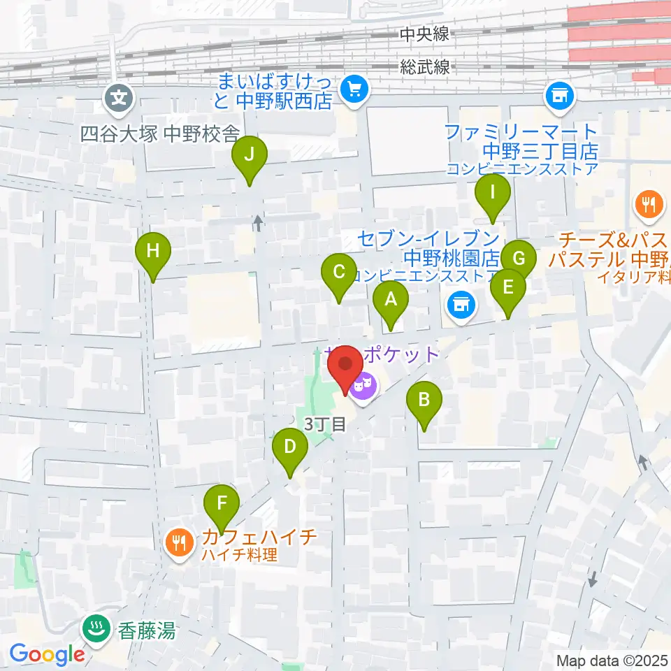 劇場MOMO周辺の駐車場・コインパーキング一覧地図