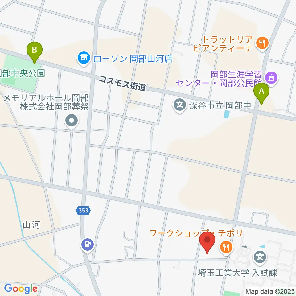久保田ピアノ教室周辺の駐車場・コインパーキング一覧地図