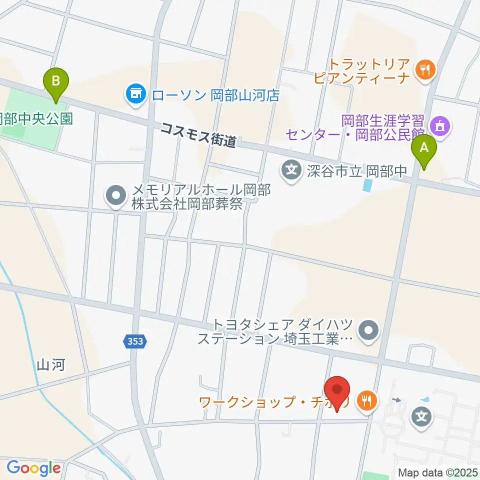 久保田ピアノ教室周辺の駐車場・コインパーキング一覧地図