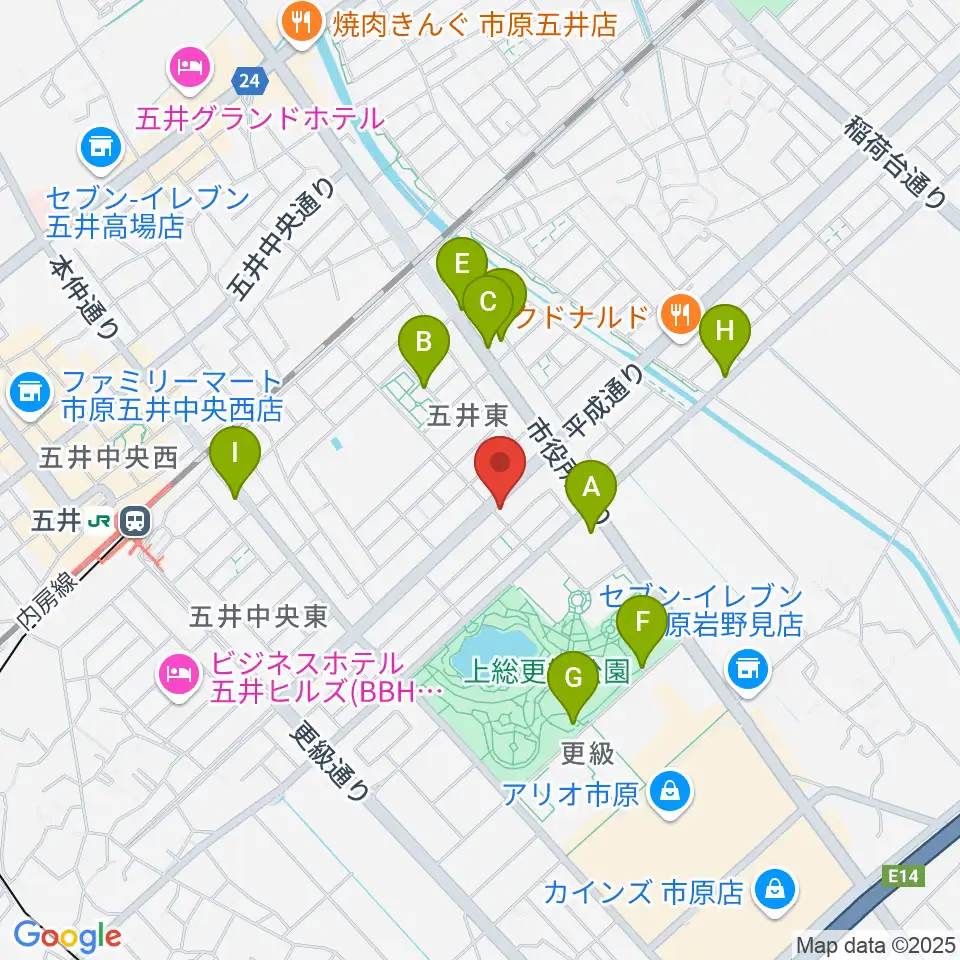 シツデン楽器周辺の駐車場・コインパーキング一覧地図