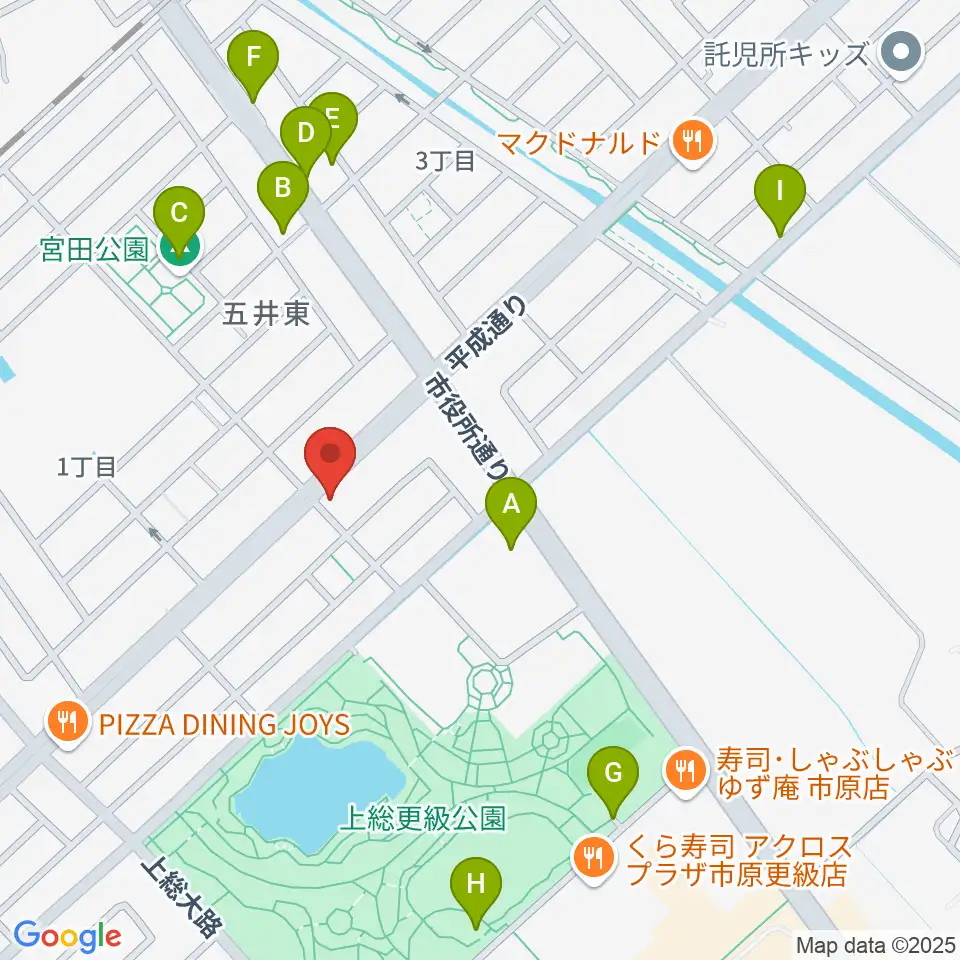 シツデン楽器周辺の駐車場・コインパーキング一覧地図