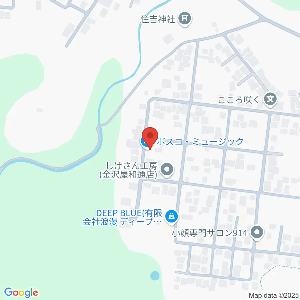 BOSCO MUSIC周辺の駐車場・コインパーキング一覧地図