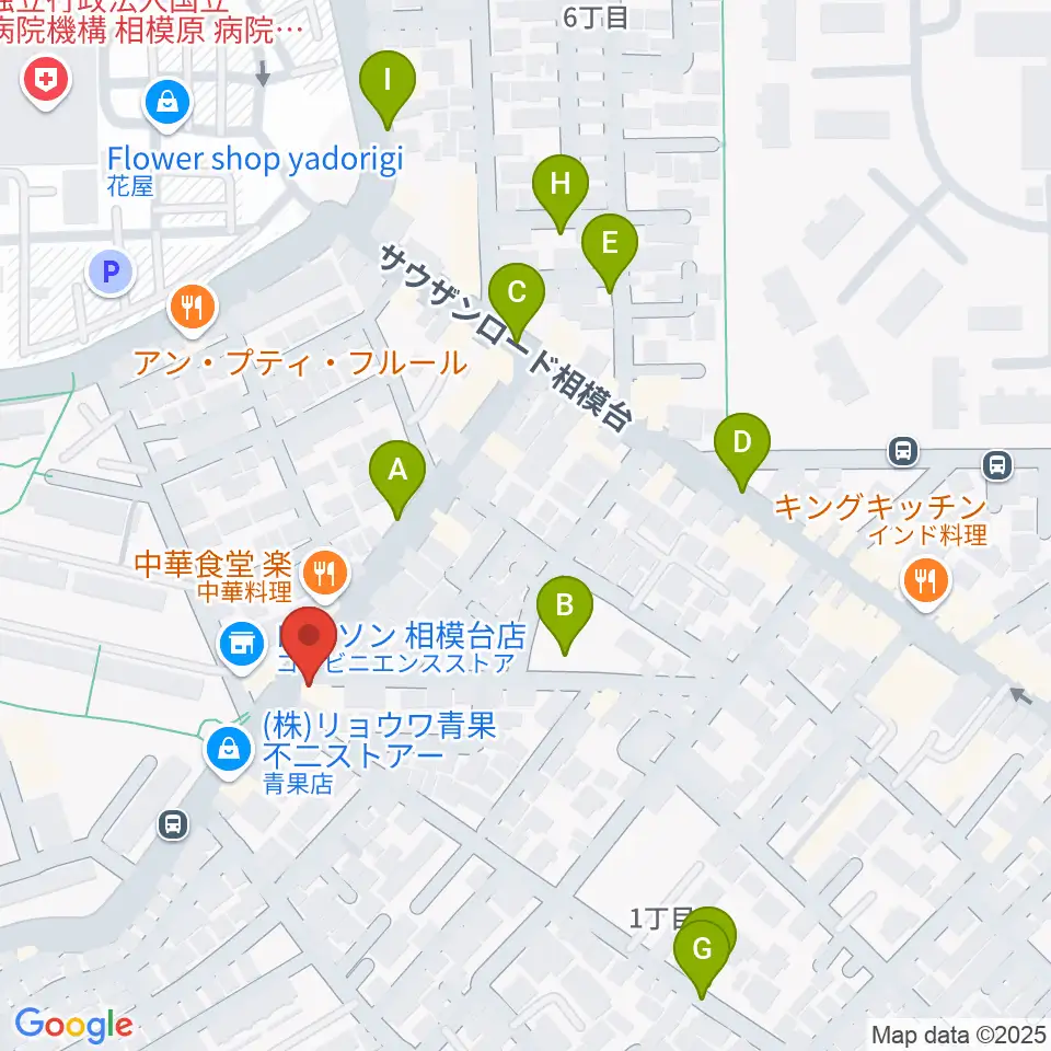 相模原T☆ROCKS周辺の駐車場・コインパーキング一覧地図