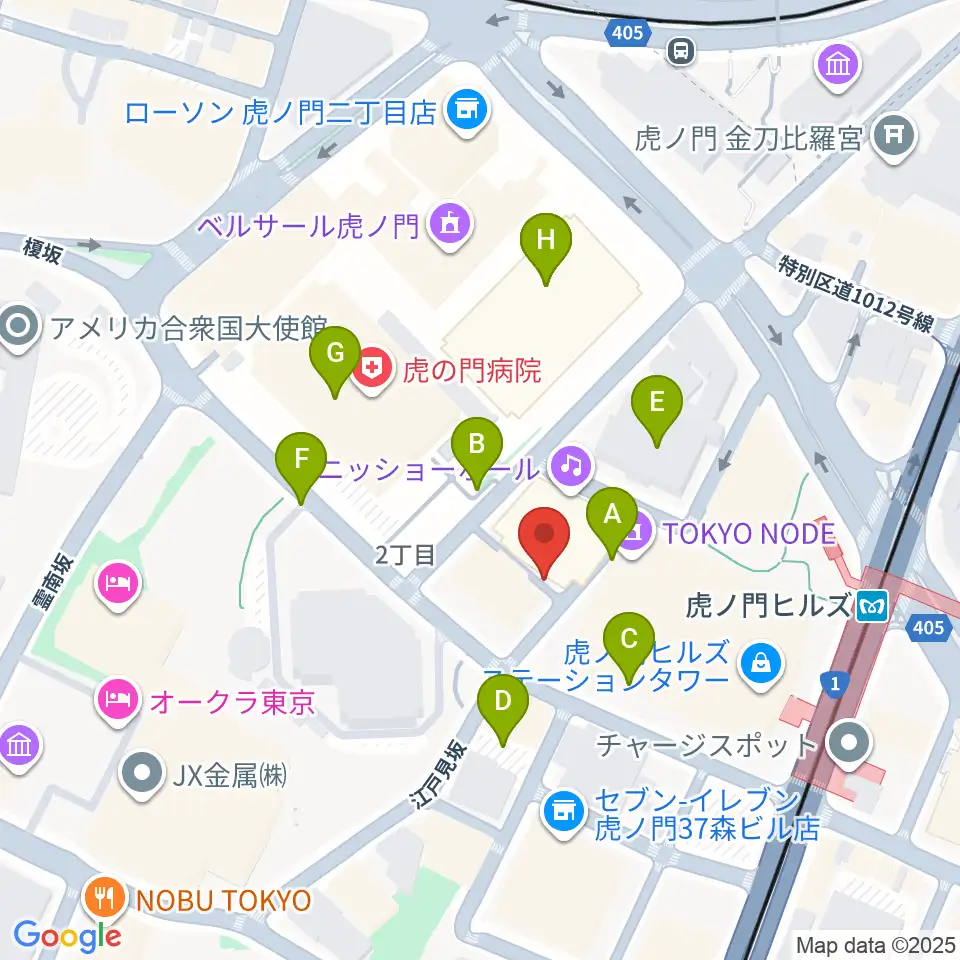 ニッショーホール周辺の駐車場・コインパーキング一覧地図