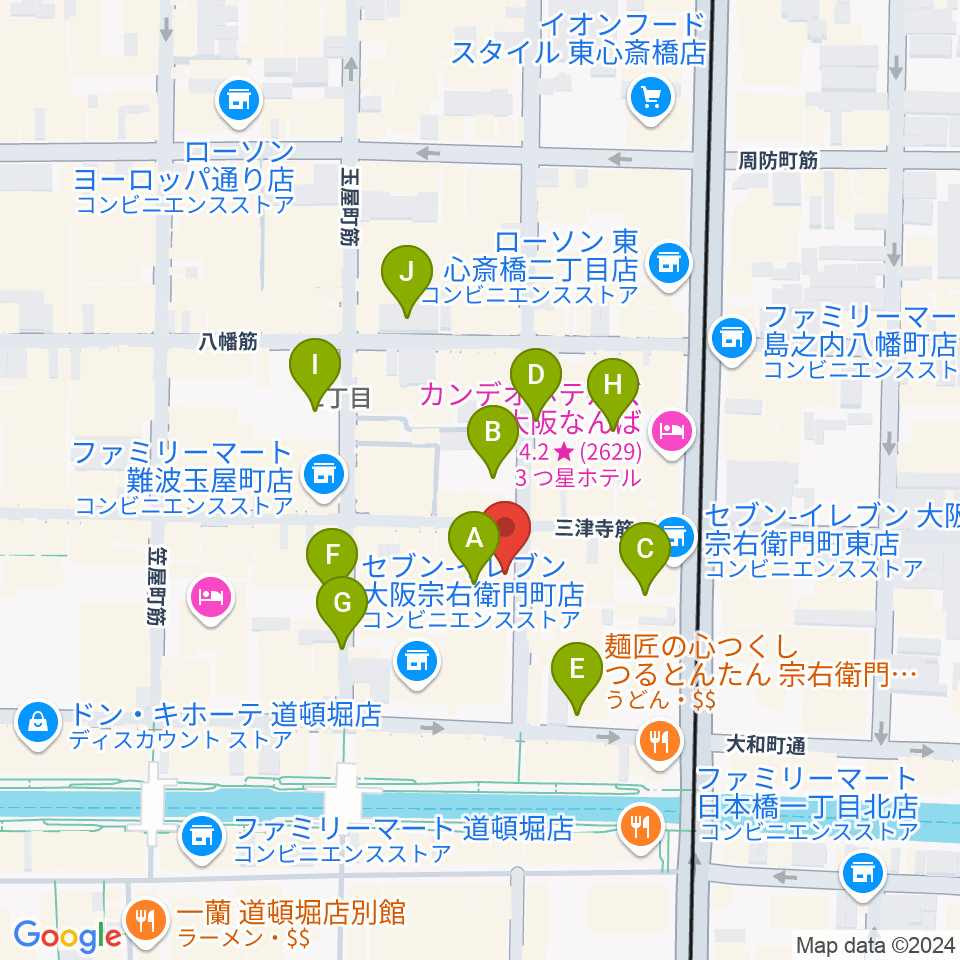 ロフトプラスワン・ウエスト周辺の駐車場・コインパーキング一覧地図