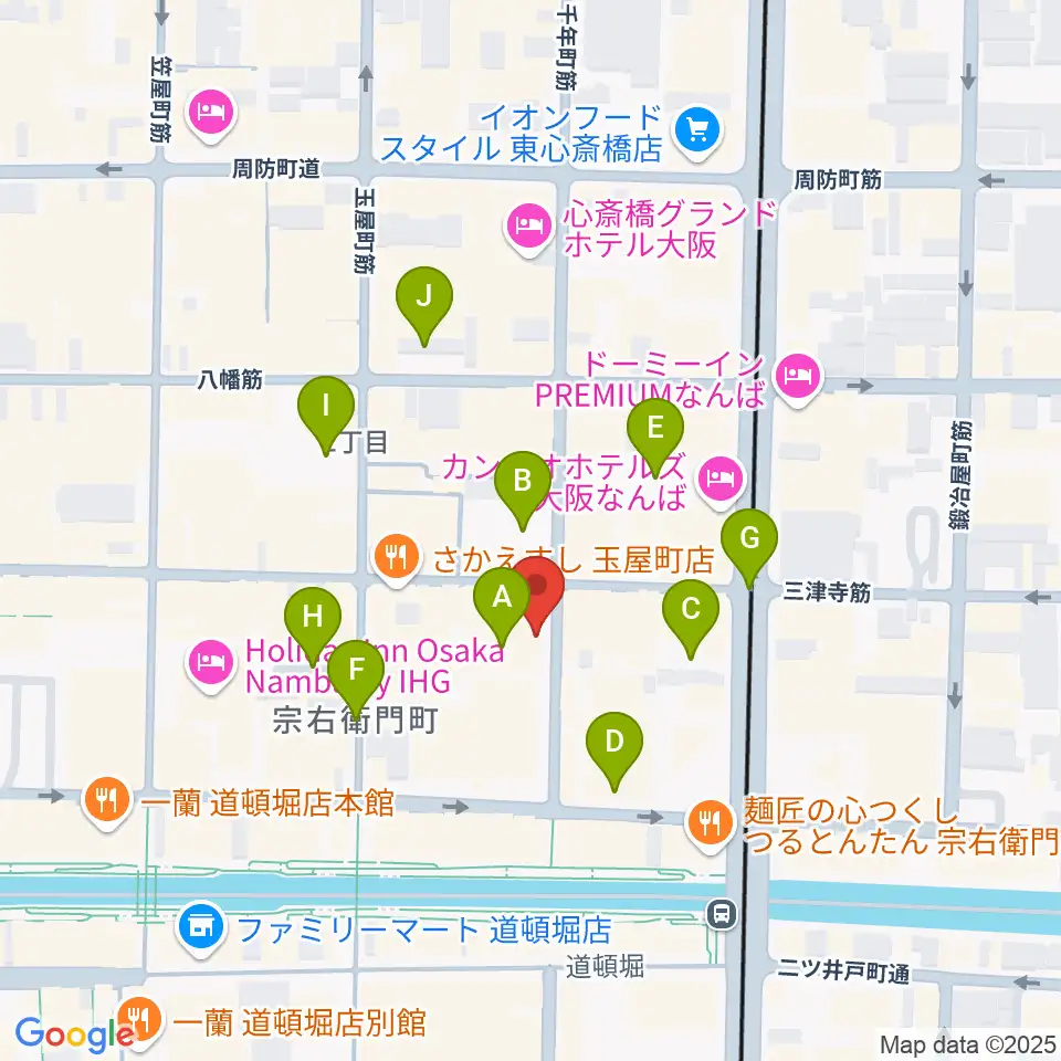 ロフトプラスワン・ウエスト周辺の駐車場・コインパーキング一覧地図