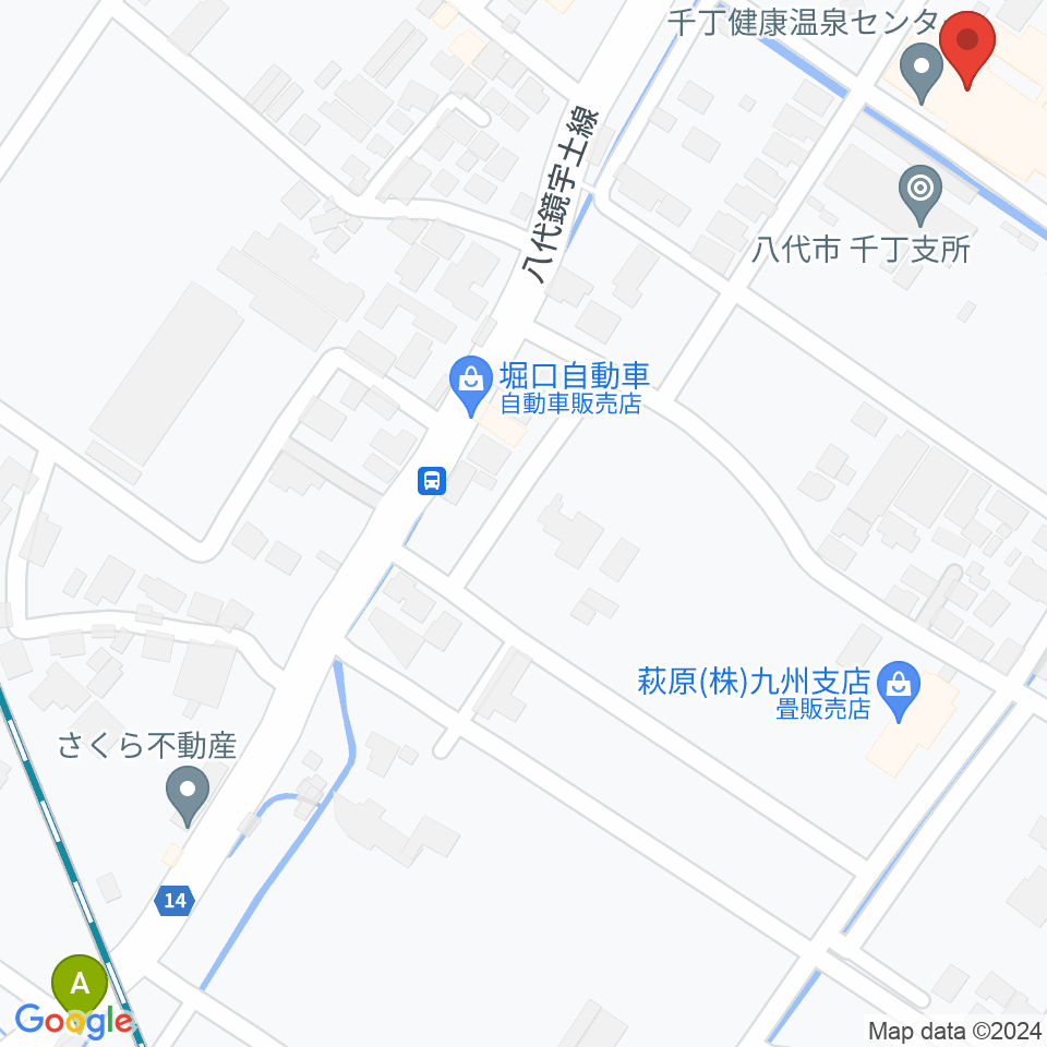 八代市公民館周辺の駐車場・コインパーキング一覧地図