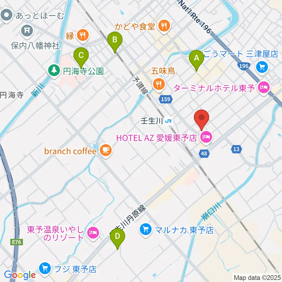 電王堂周辺の駐車場・コインパーキング一覧地図