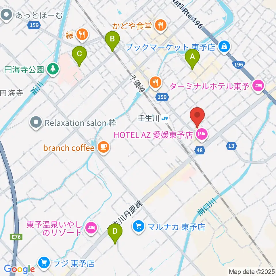 電王堂周辺の駐車場・コインパーキング一覧地図
