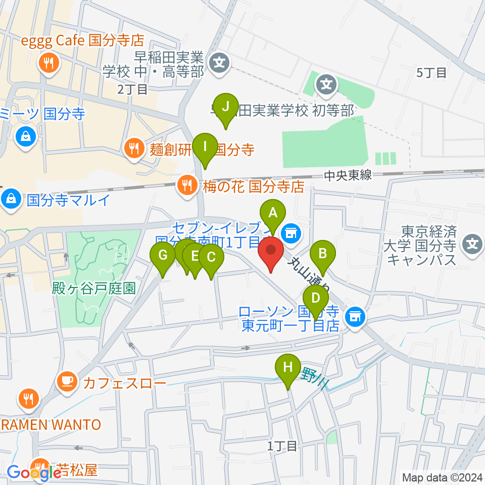 ギター屋funk ojisan周辺の駐車場・コインパーキング一覧地図