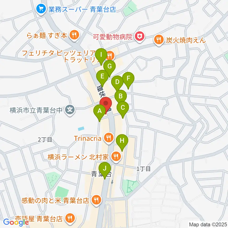 Tomo音楽教室周辺の駐車場・コインパーキング一覧地図