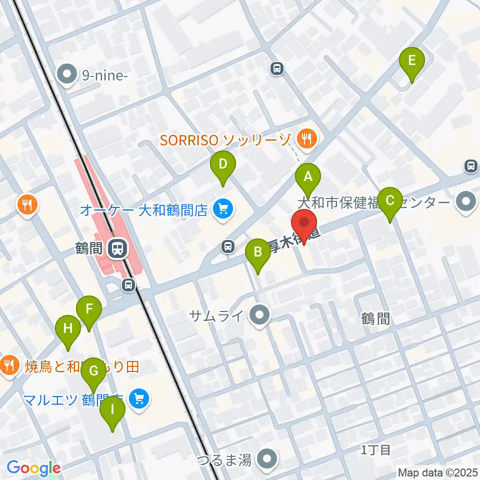 ピアノハウスジャパン周辺の駐車場・コインパーキング一覧地図